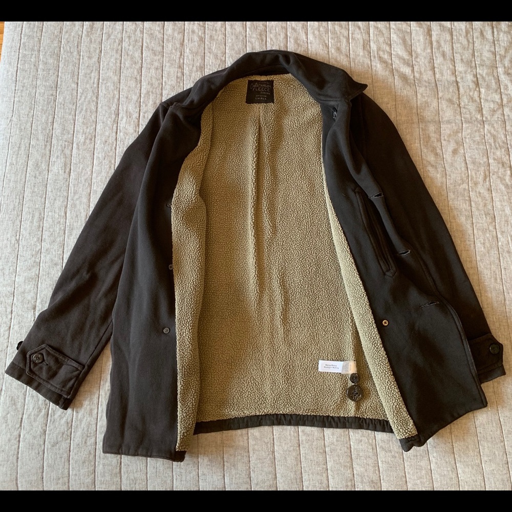 Peacoat Sherpa fleece